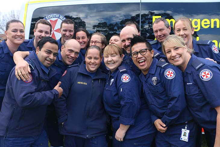paramedics NSW team